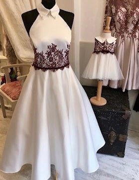 Eleanor plum lace dress detail 1