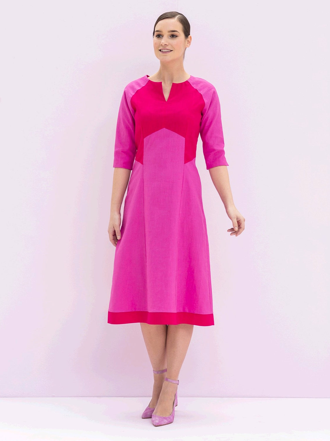 Cerise 100 % Leinen – P90