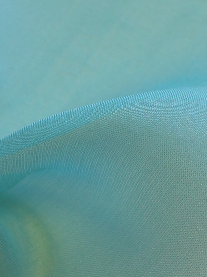 Aquamarin-Seiden-Habotai – Mosaik