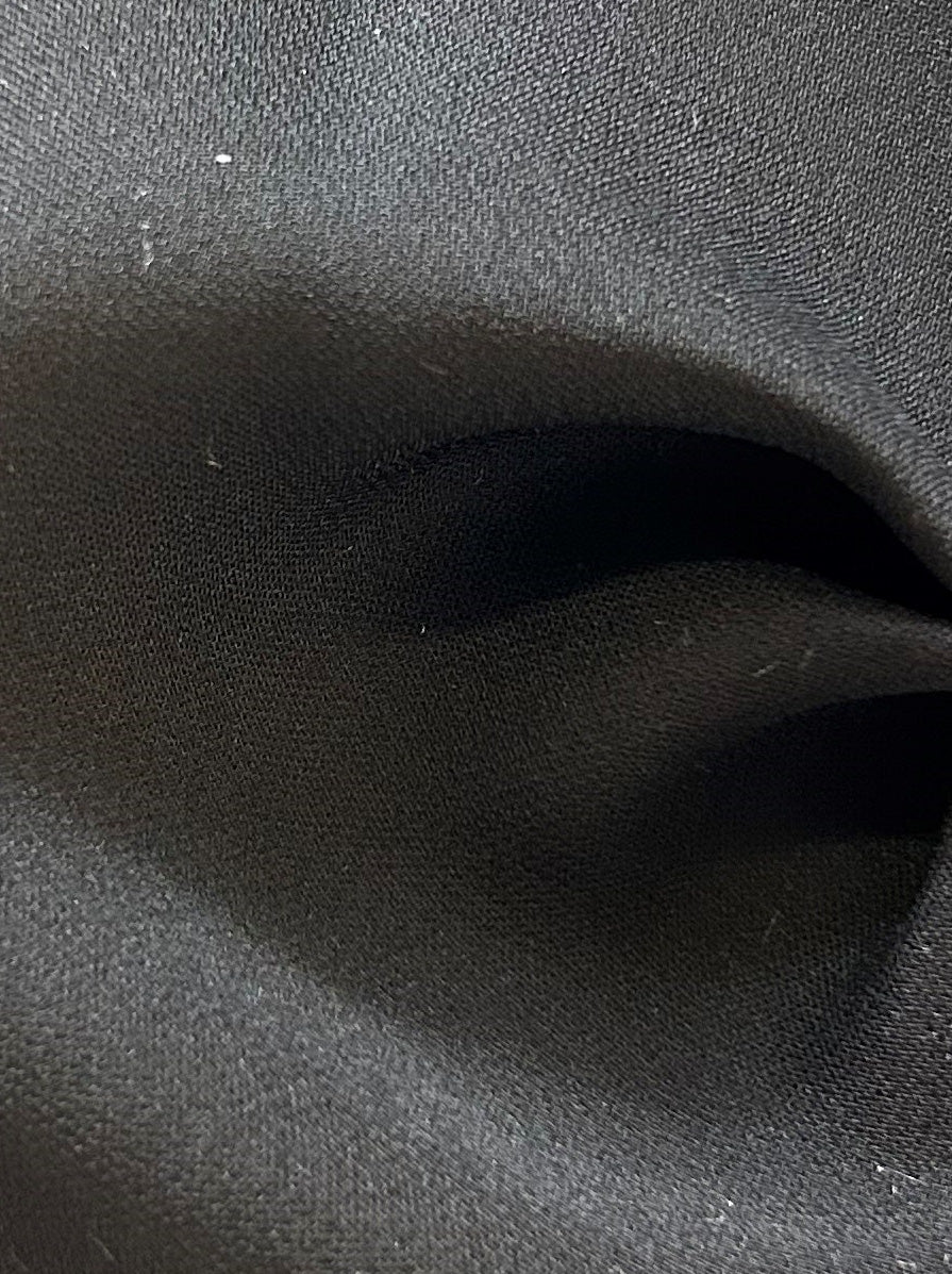 Schwarzer Doppel-Georgette - Primadonna