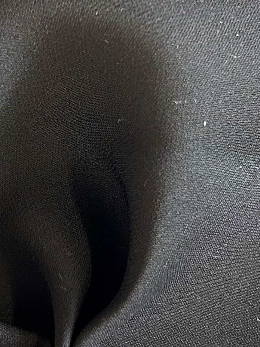 Schwarzer Doppel-Georgette - Primadonna