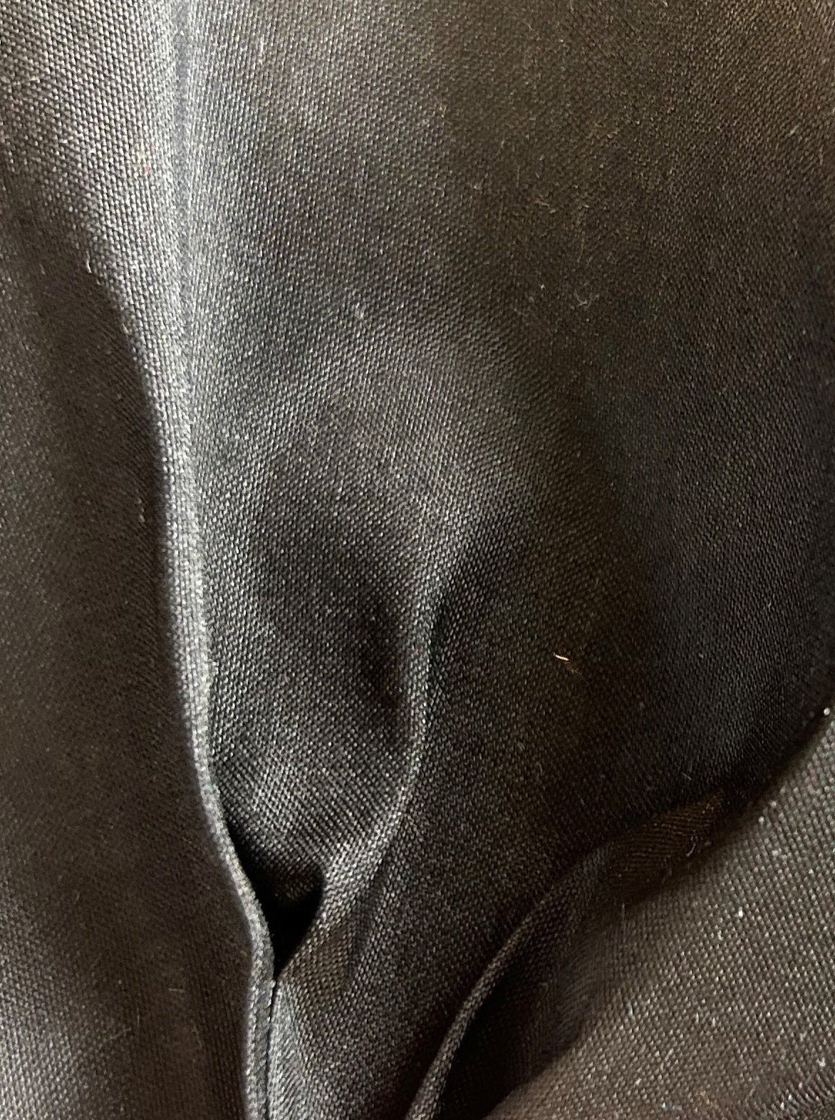 Schwarze Dupionseide - Masquerade