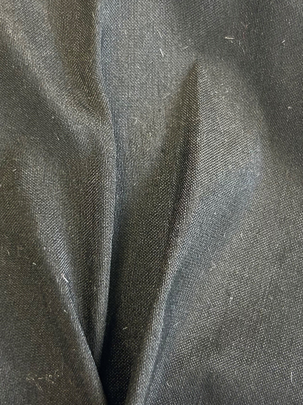 Schwarzes Seidendupion - Cameo