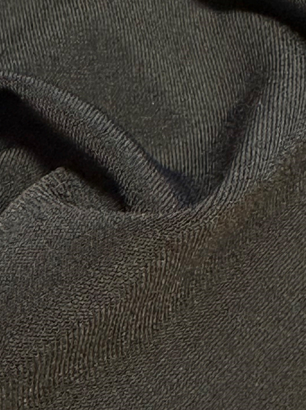 Schwarzer schwerer Stretch-Jersey – Affable