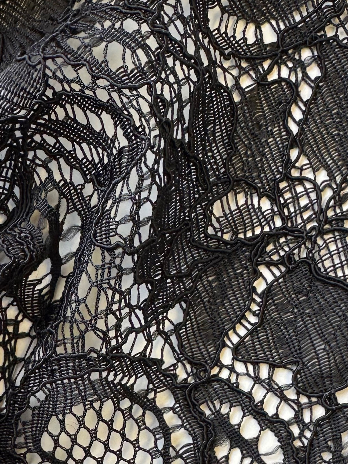 Schwarze Kordelspitze - Tocca