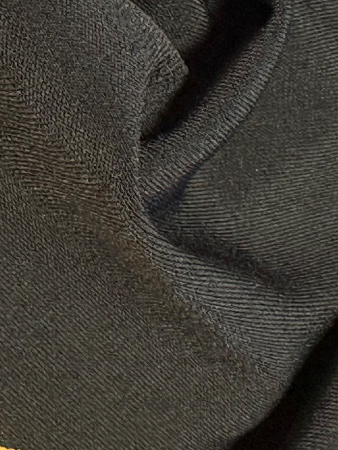 Schwarzer schwerer Stretch-Jersey – Affable