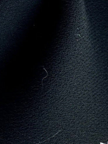 Schwarzer Polyester-Crêpe - Prestige (CF)