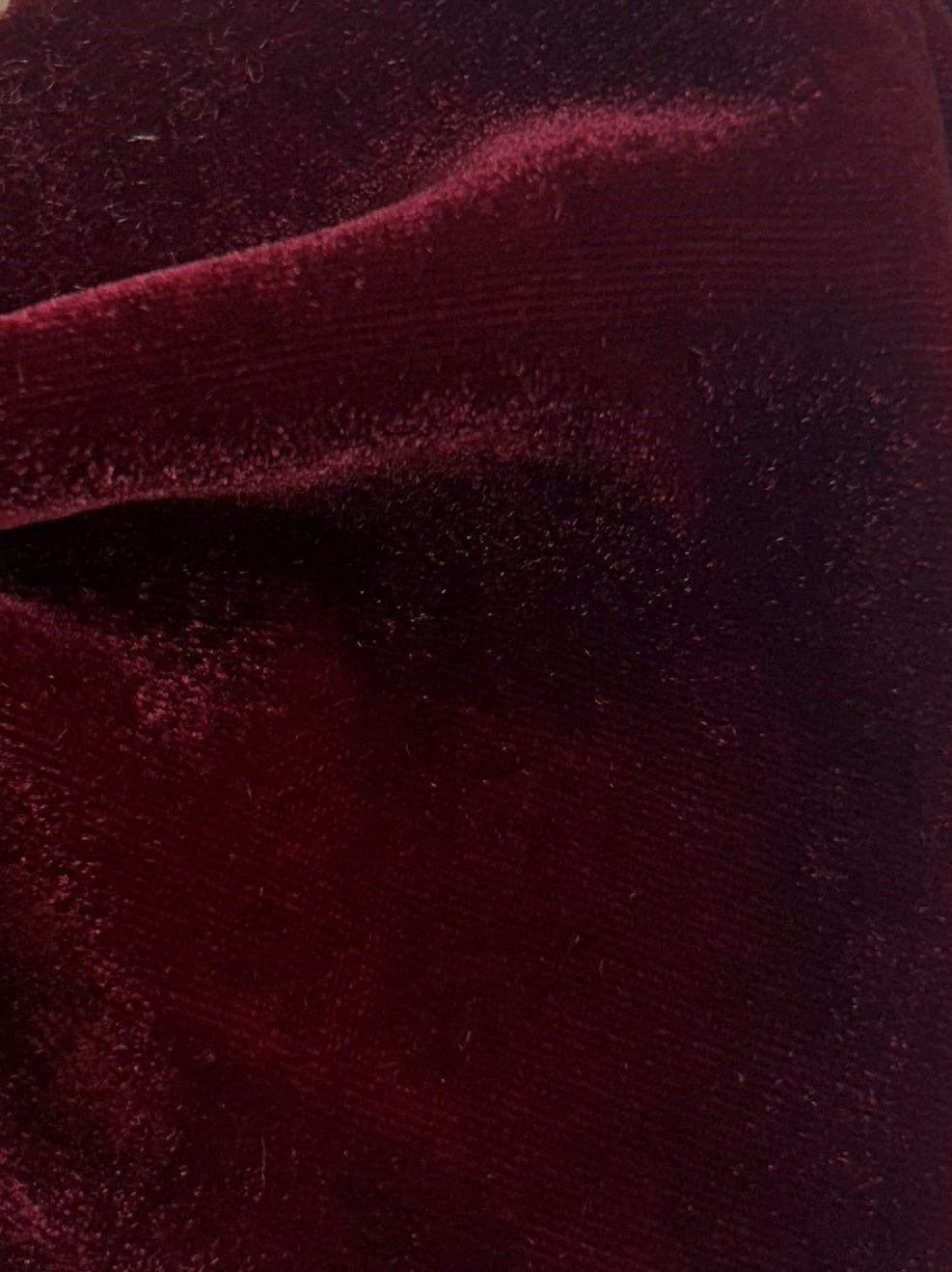 Weinroter Seidensamt - Vogue