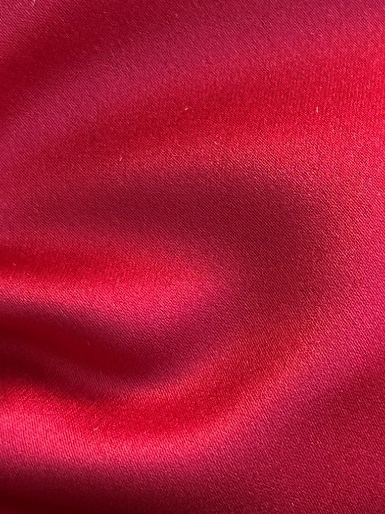 Burgunder Polyester Satin - Mystique