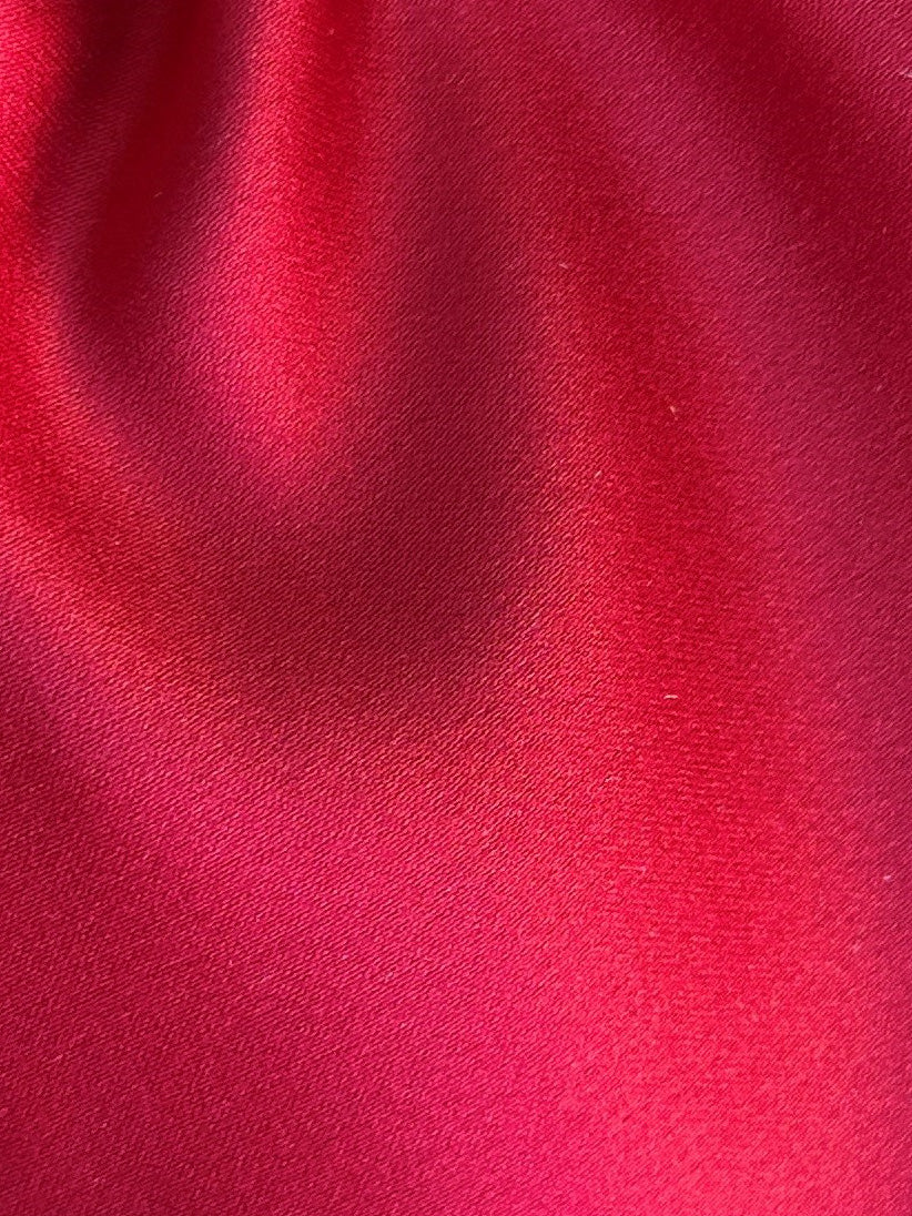 Burgunder Polyester Satin - Mystique