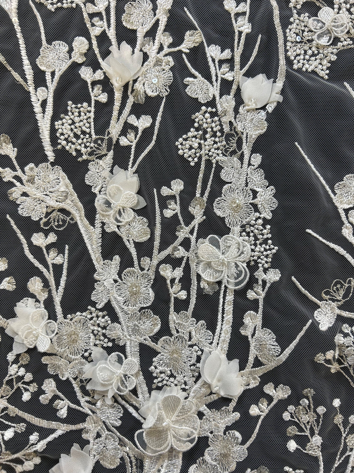 Elfenbeinfarbene 3D-Spitze – Aschenputtel