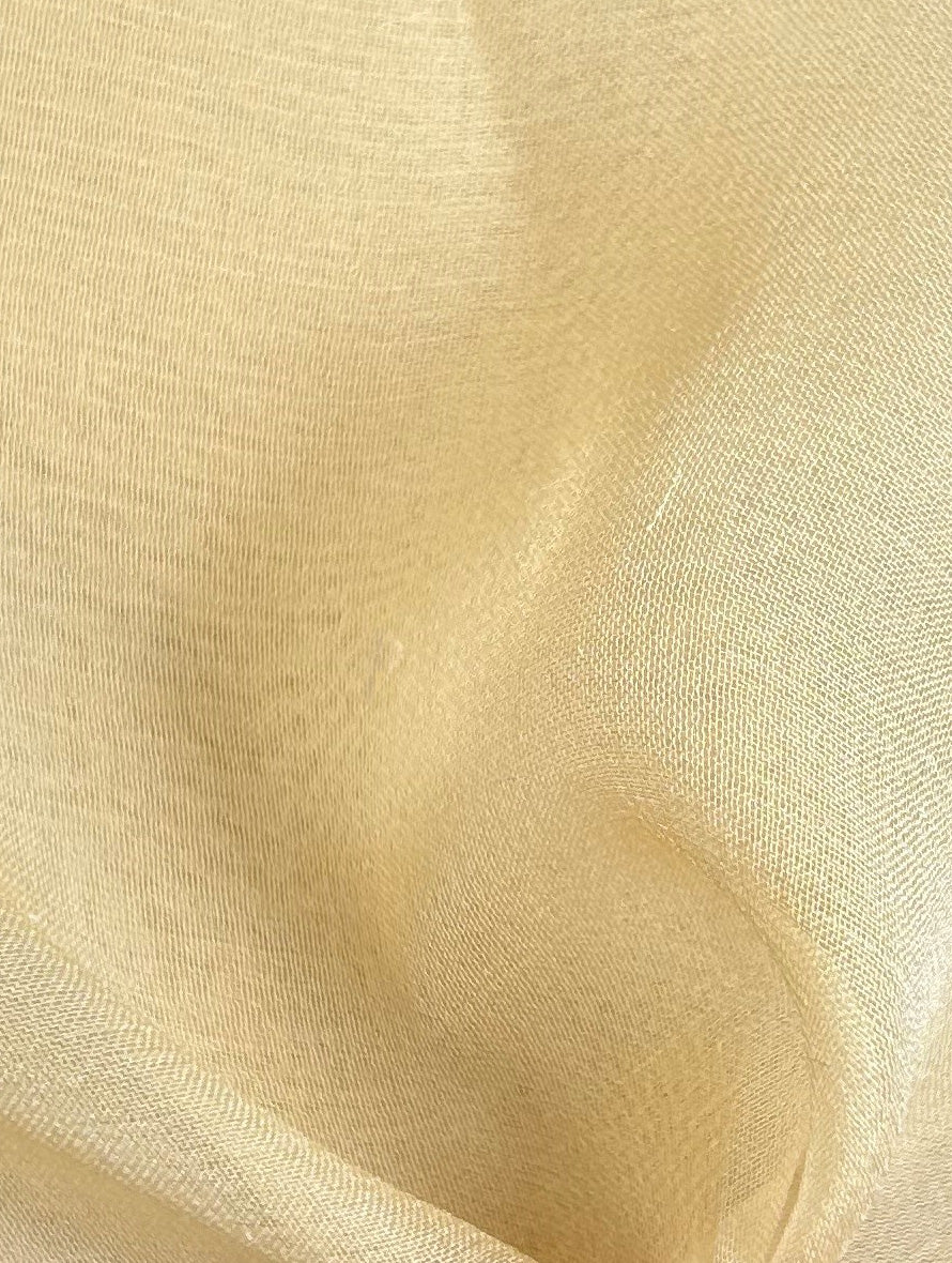 Kaffeefarbener Seidenchiffon – Tempest
