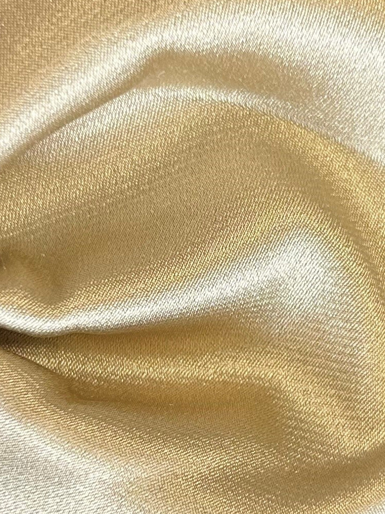 Kaffeefarbener Poly-Stretch-Satin – Zeremonie