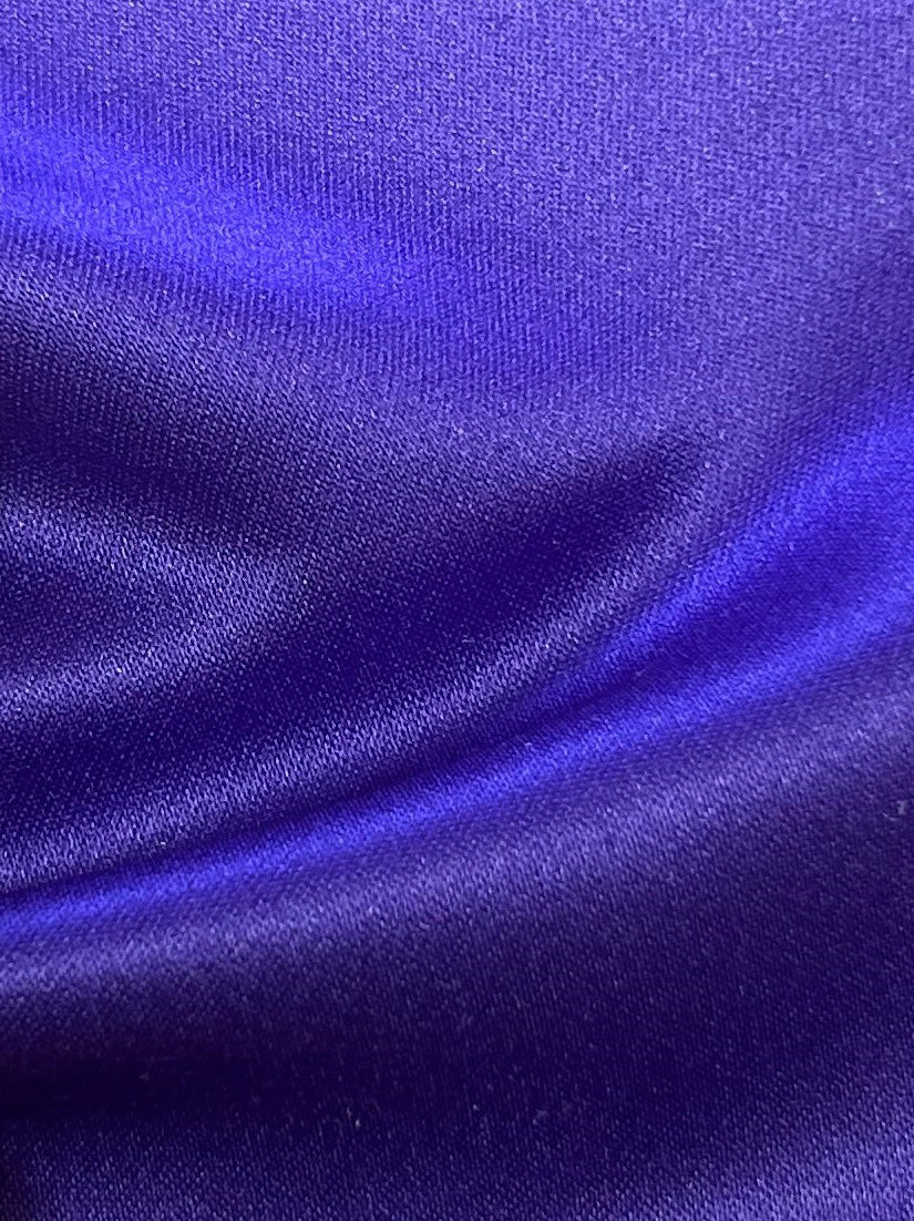 Violetter Polyester Satin - Contessa