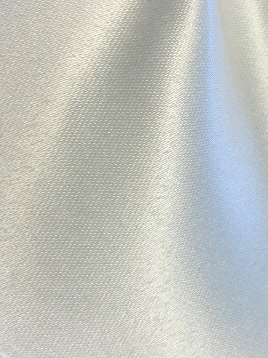 Silberner Polyester-Duchesse-Satin - Scenery