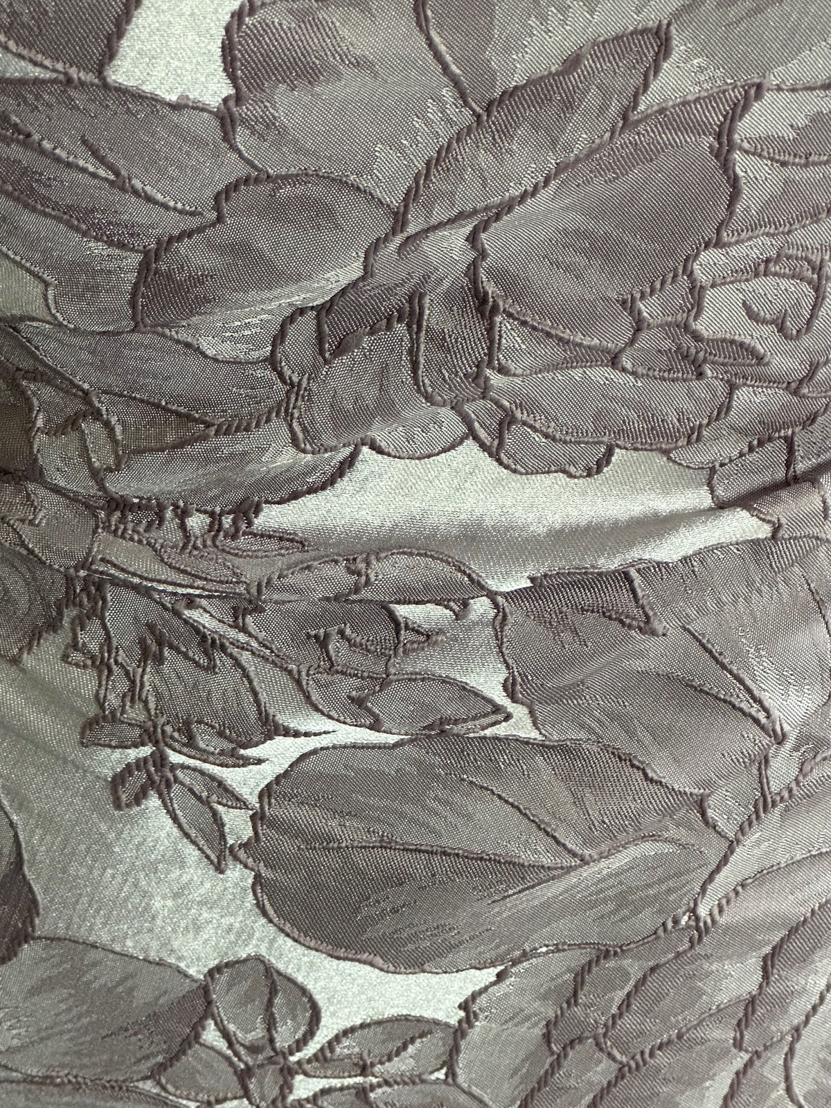 Mauvefarbener Jacquard mit Struktur – Debatte