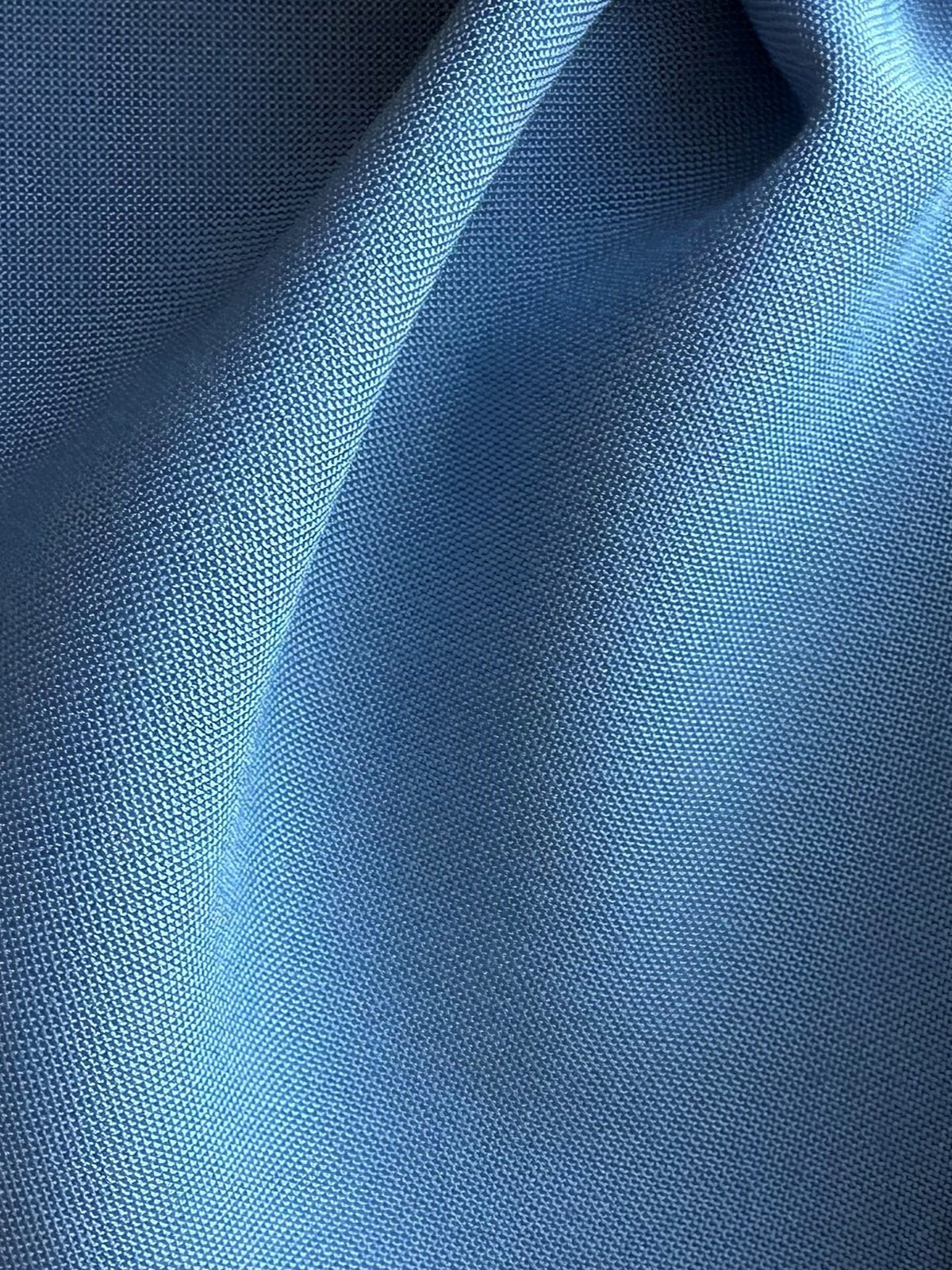 Staubblauer Bambus-Popeline - Panda