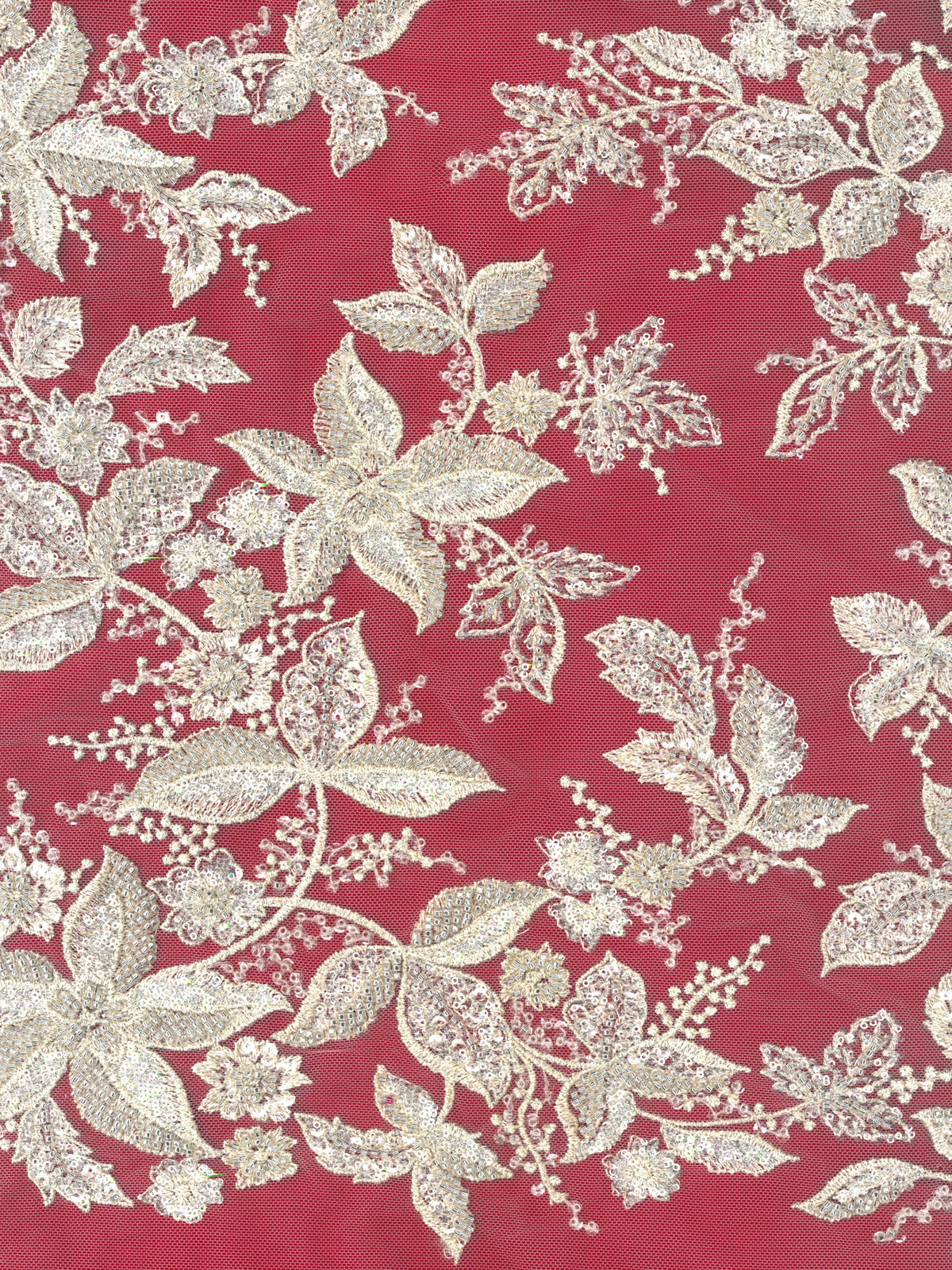 Elfenbein/Goldene Perlenspitze - EB1101