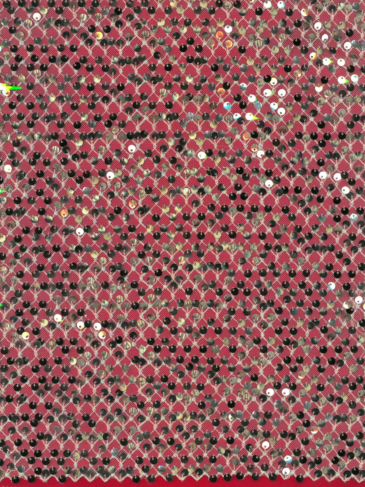 Goldfarbene Pailletten-Gitterspitze - EB3032