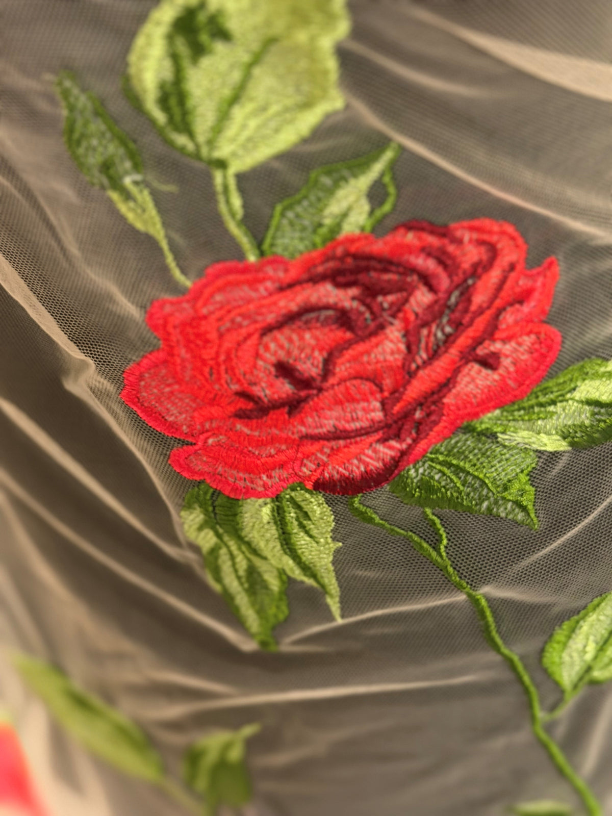 Nude bestickte Rosenspitze - EB5004