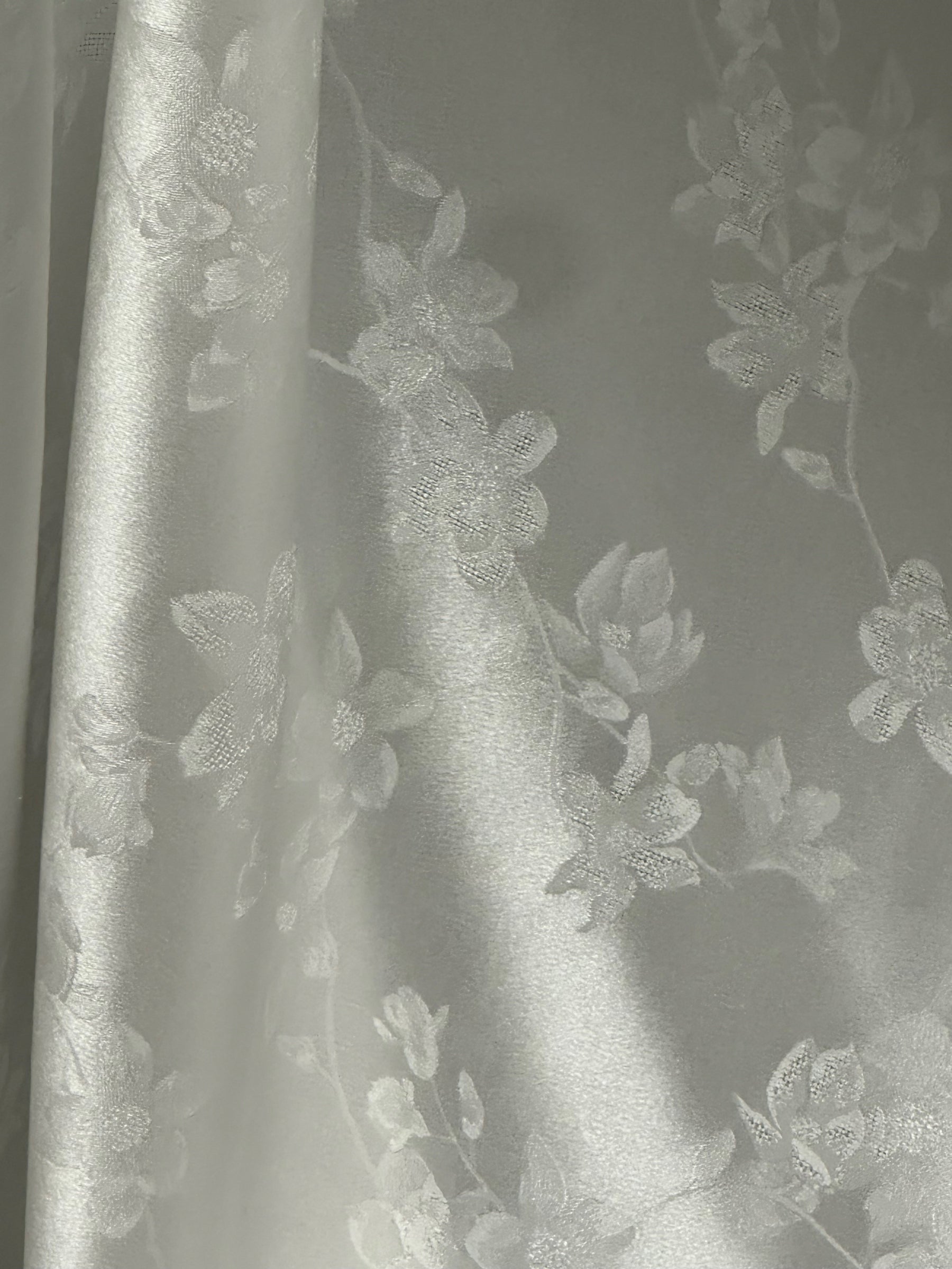 Elfenbeinfarbener Seidenjacquard - Oakland