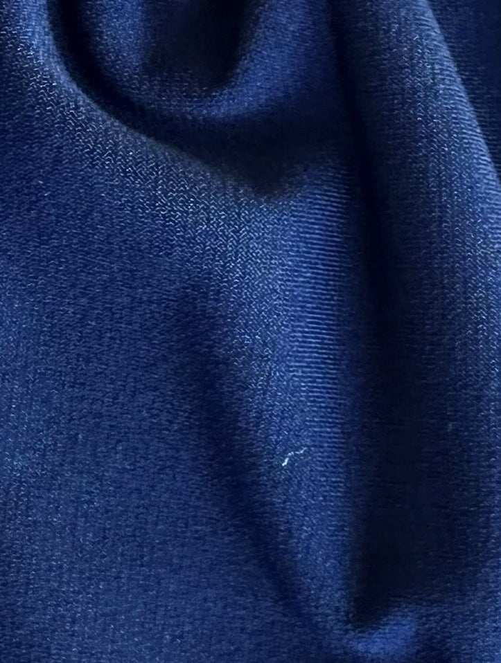 Französische Marine-Polyester-Stretch-Jersey - Ritual