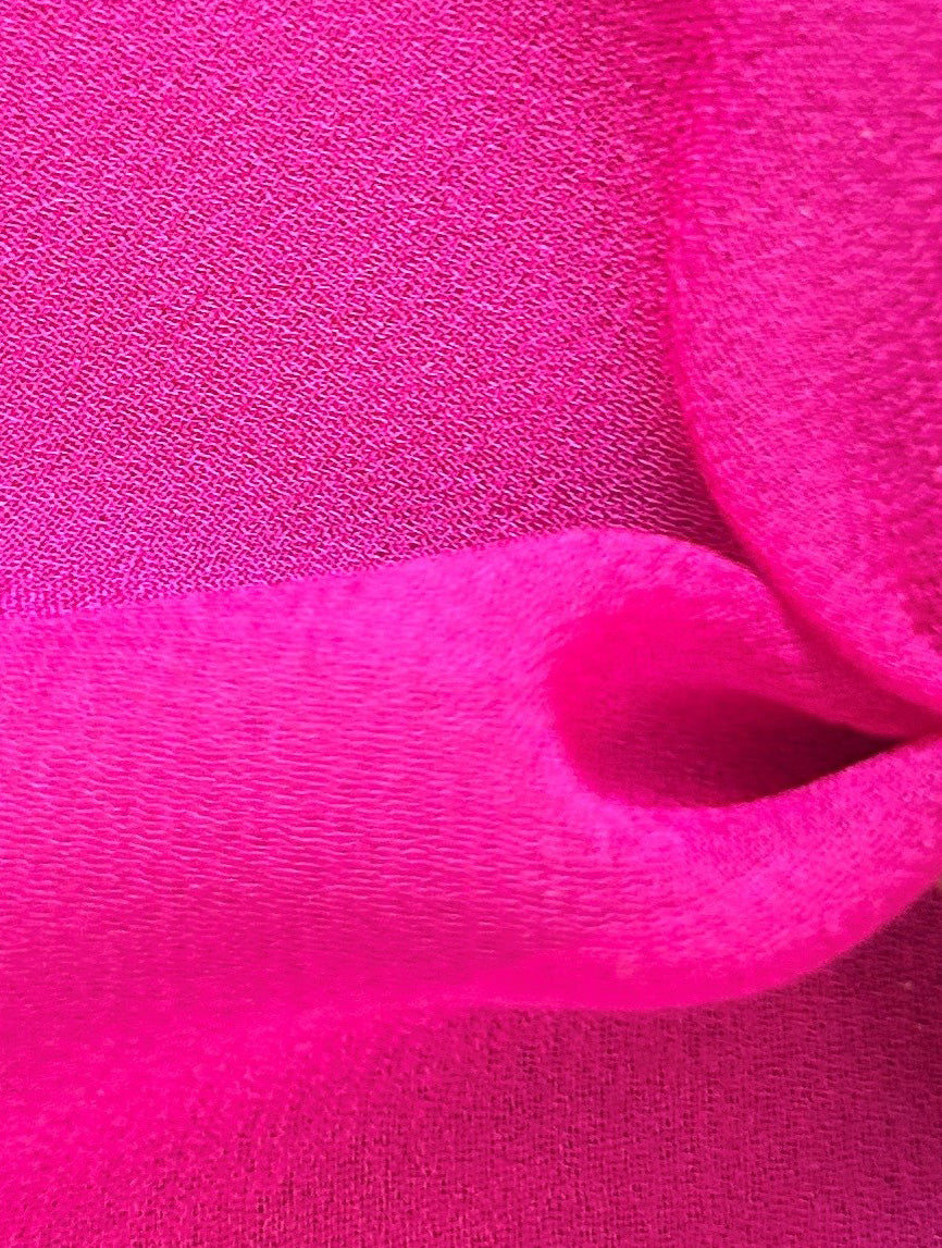 Fuchsia Seiden-Georgette – Schimmer