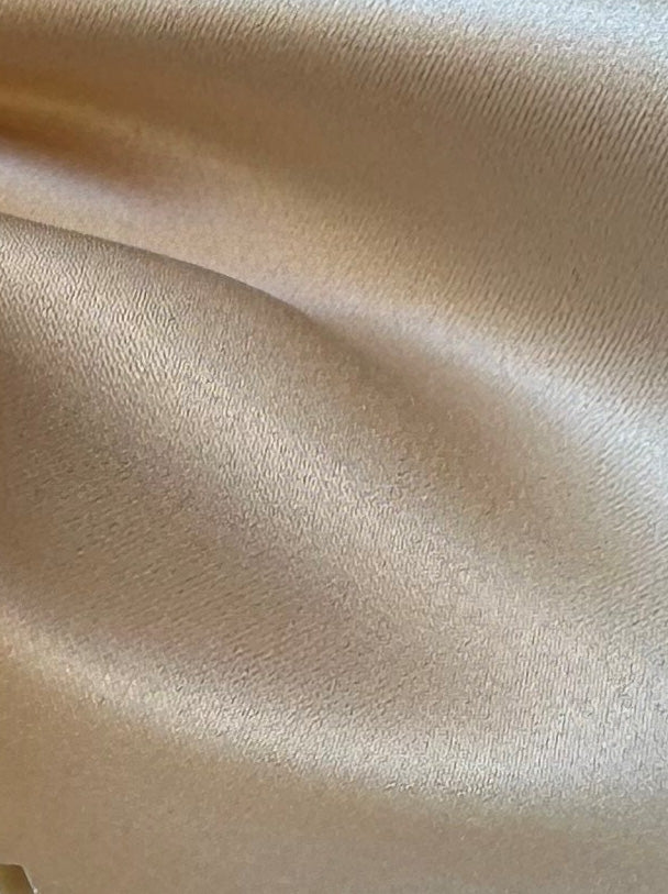 Gold Polyester Satin - Mystique
