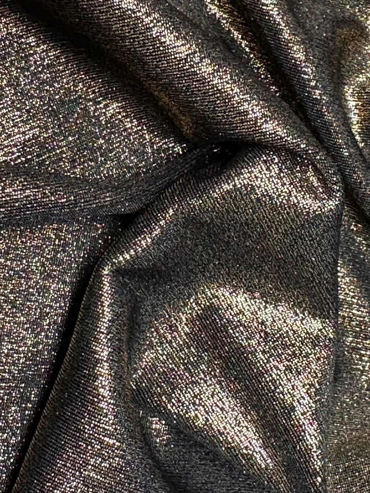 Silberner Strick in Wet-Look-Optik - Virginia