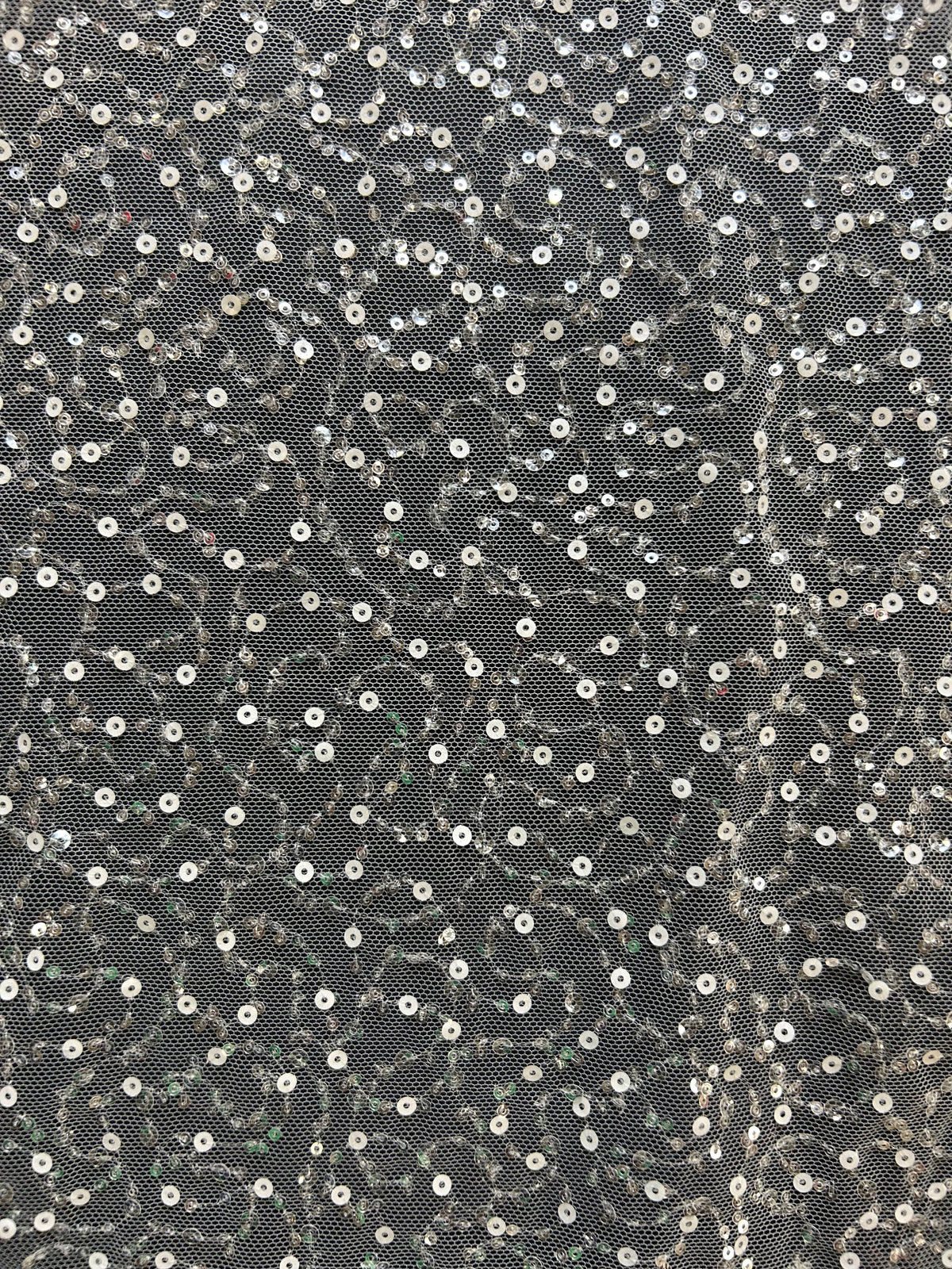 Elfenbeinfarbener Paillettentüll – Graziella