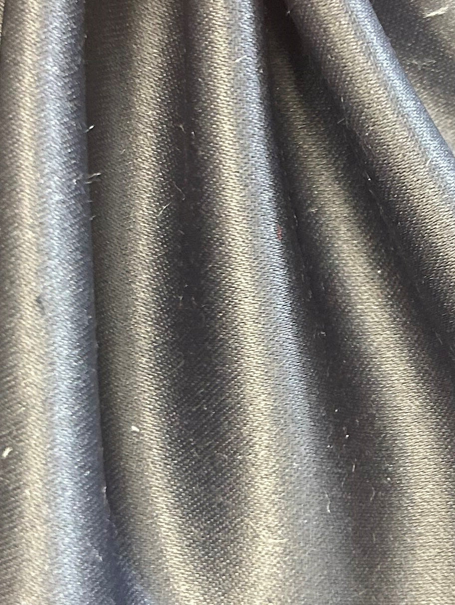 Gun Metal Polyester Satin – Majestic