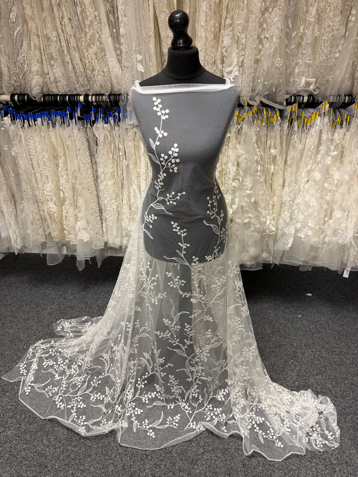 Ivory Embroidered Lace - Howard