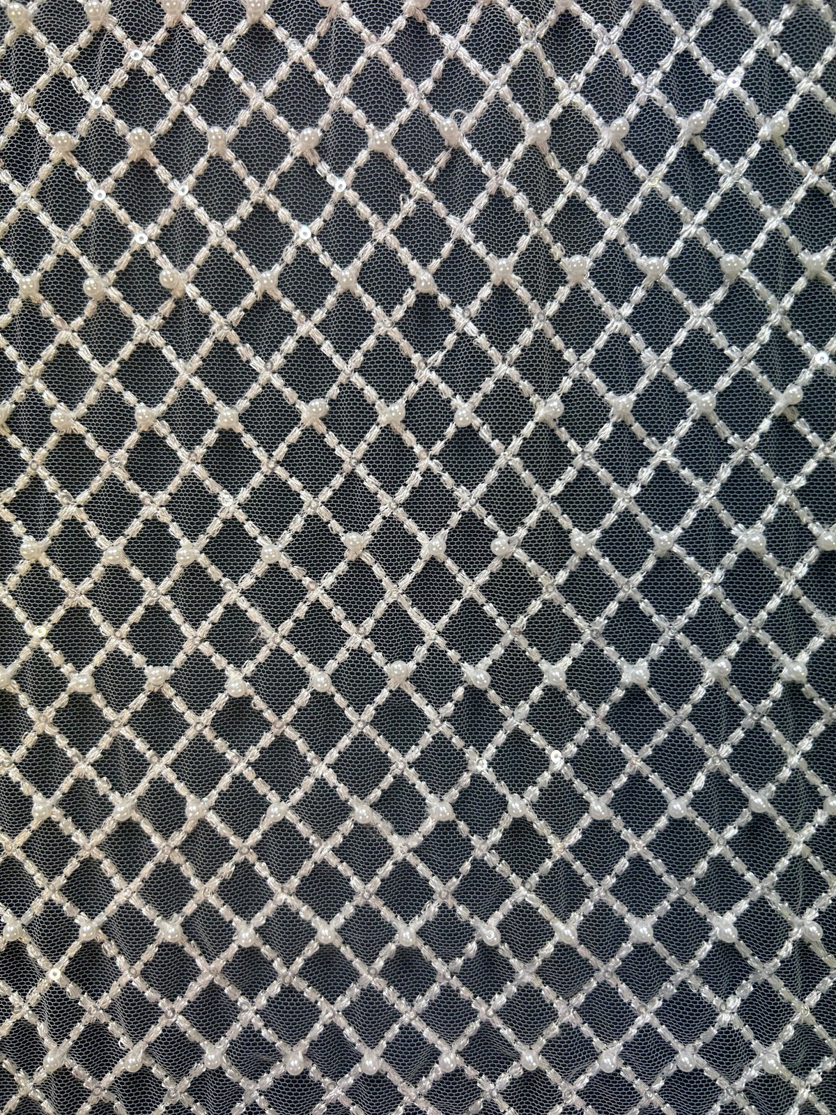 Elfenbeinfarbene bestickte Spitze – Horatio