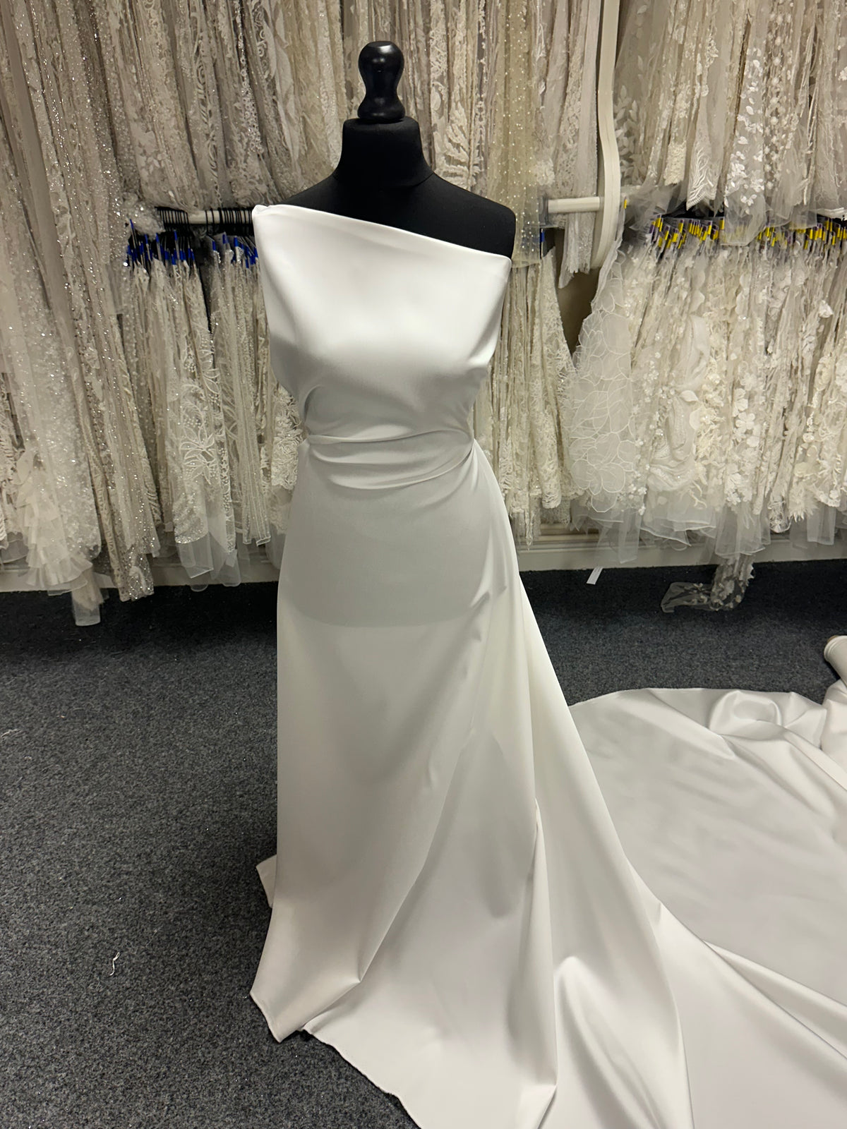 Hellelfenbeinfarbene Seidenmischung Mikado - PS4004