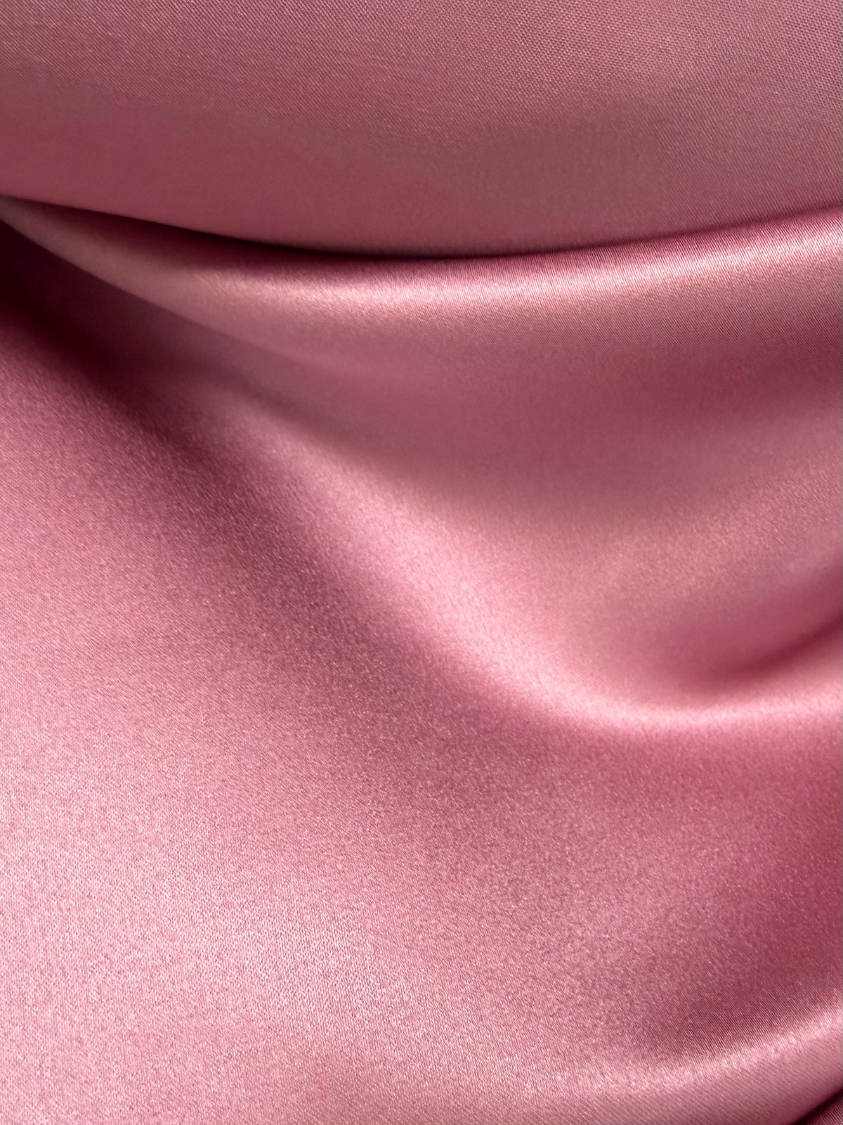 Dusky Pink Polyester Satin - Contessa