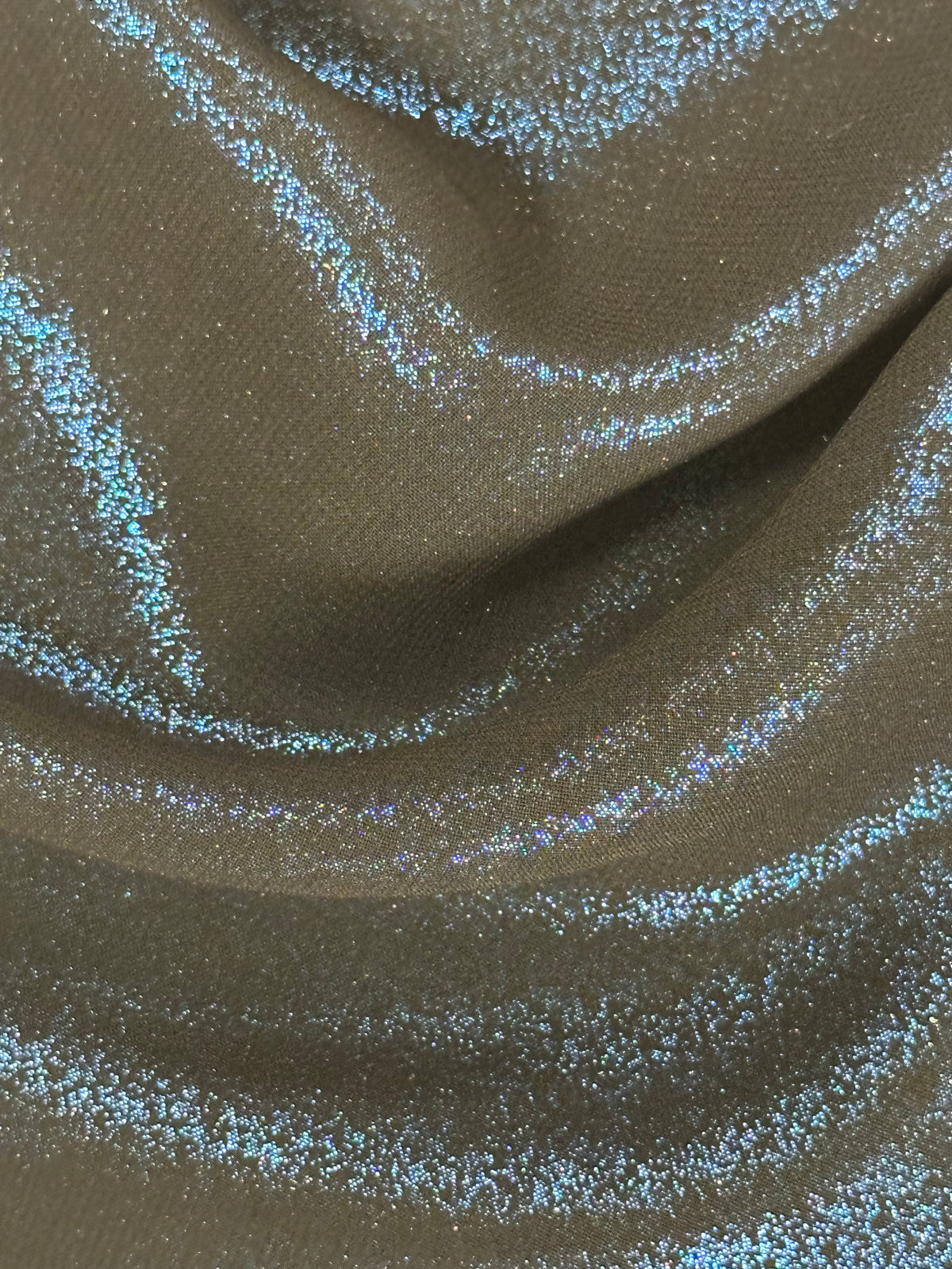 Royal auf schwarzem Chiffon mit Folienaufdruck - Talisman