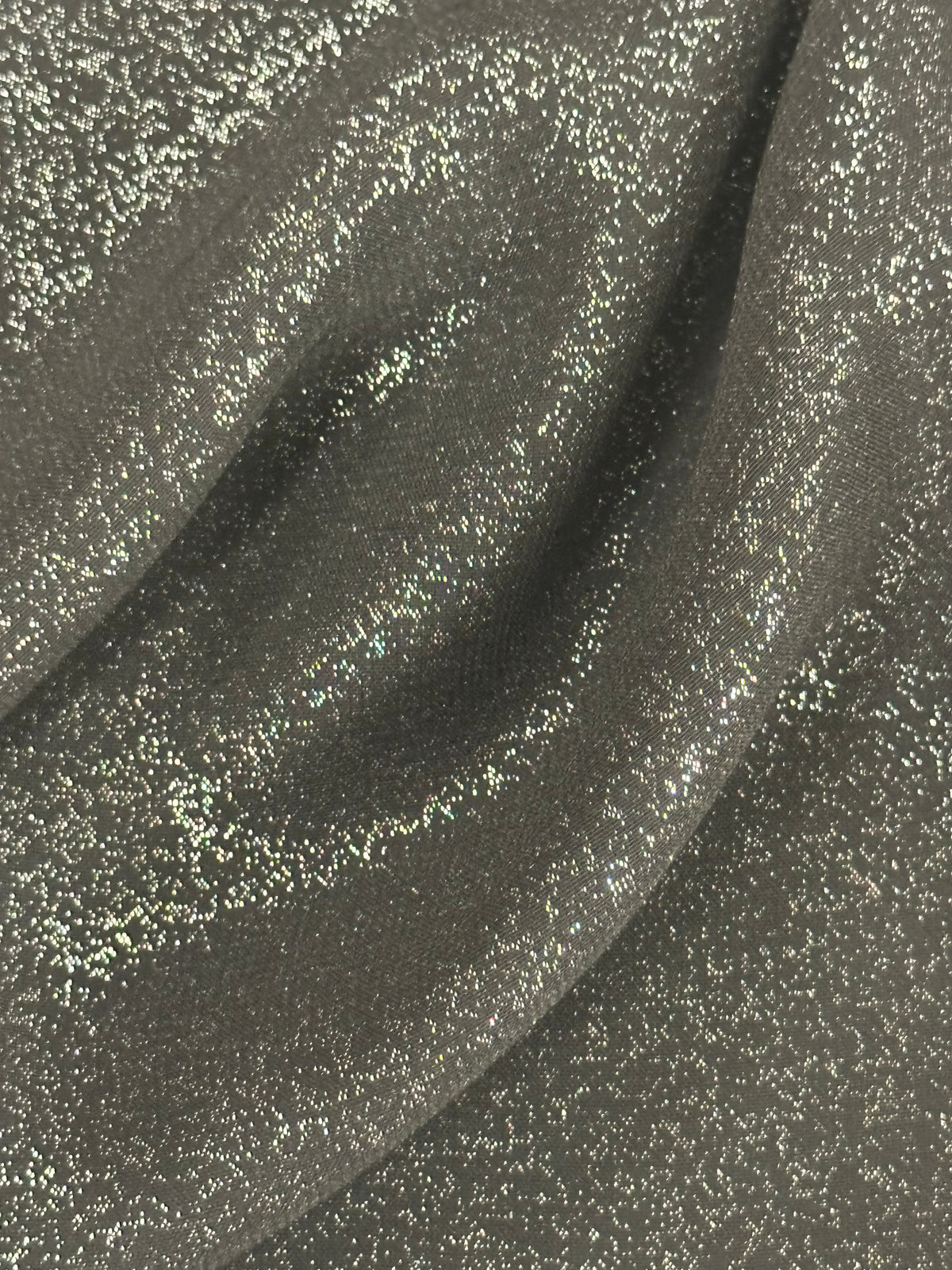 Silber auf schwarzem Chiffonfolien-Talisman