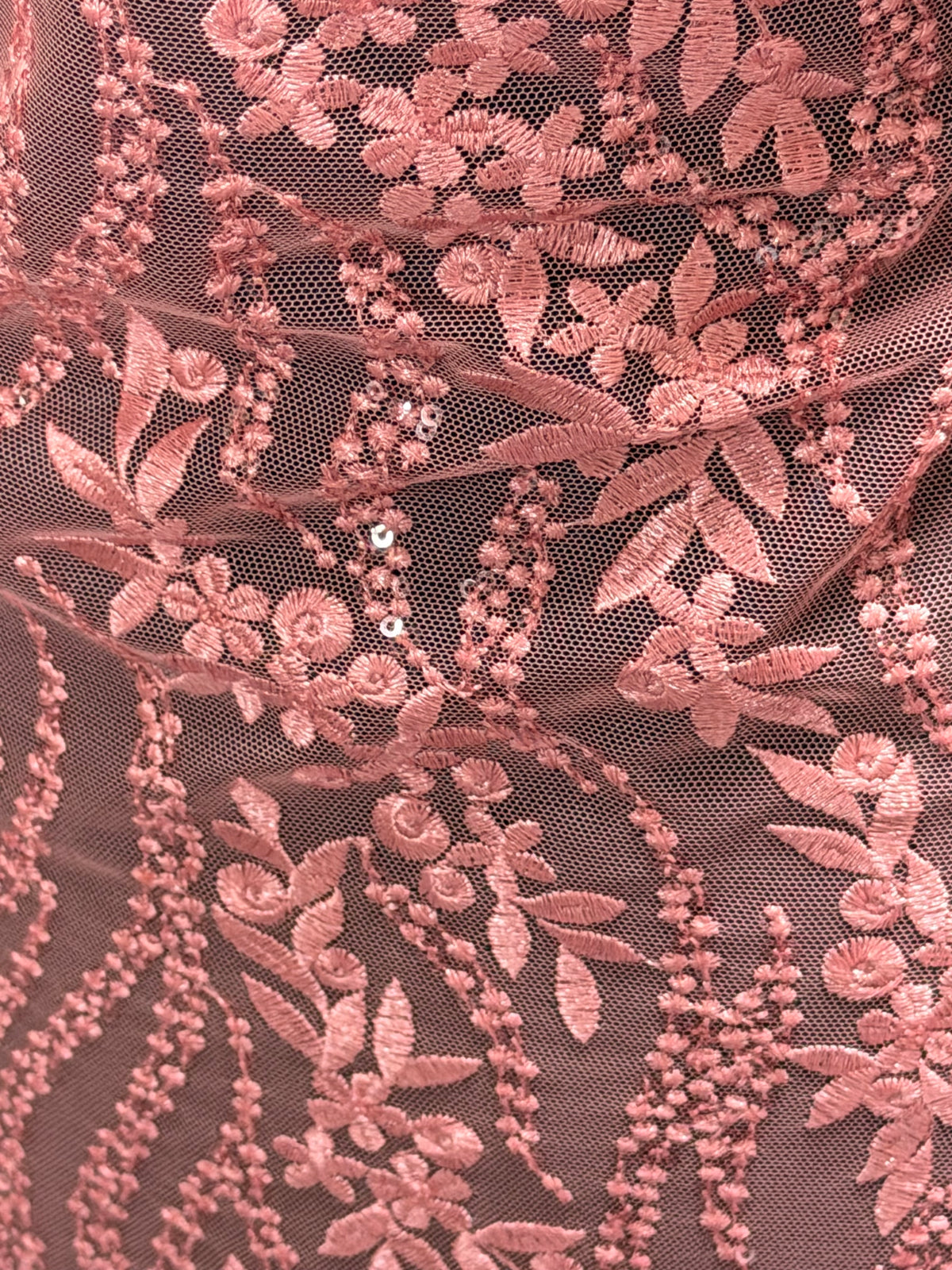 Rosa Paillettenspitze - EB3051