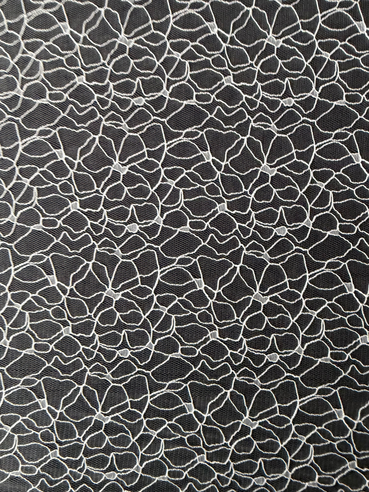 Moderne florale Spitze in Elfenbein - EB5002