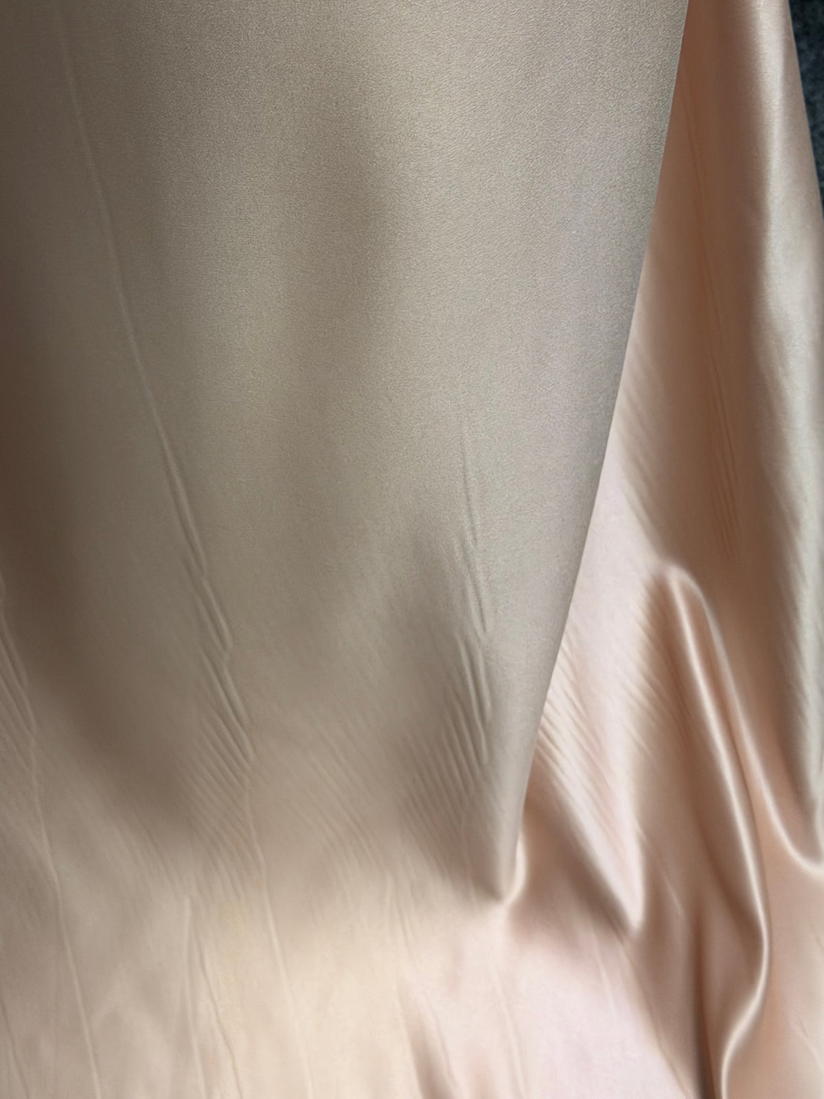 Nude Blush Polyester Satin – Classique (CF)