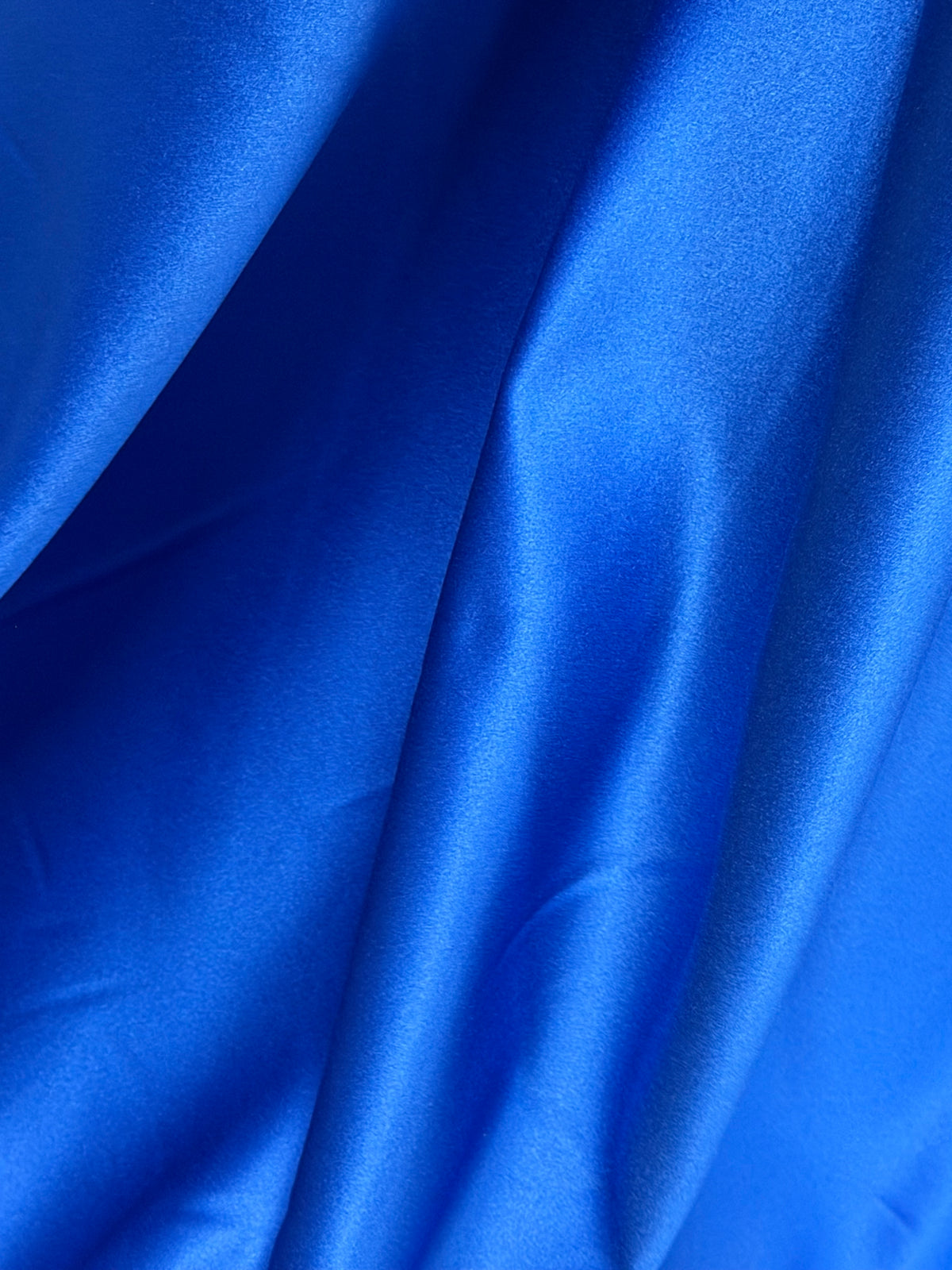 Kobaltblauer Polyester-Duchesse-Satin - Contessa