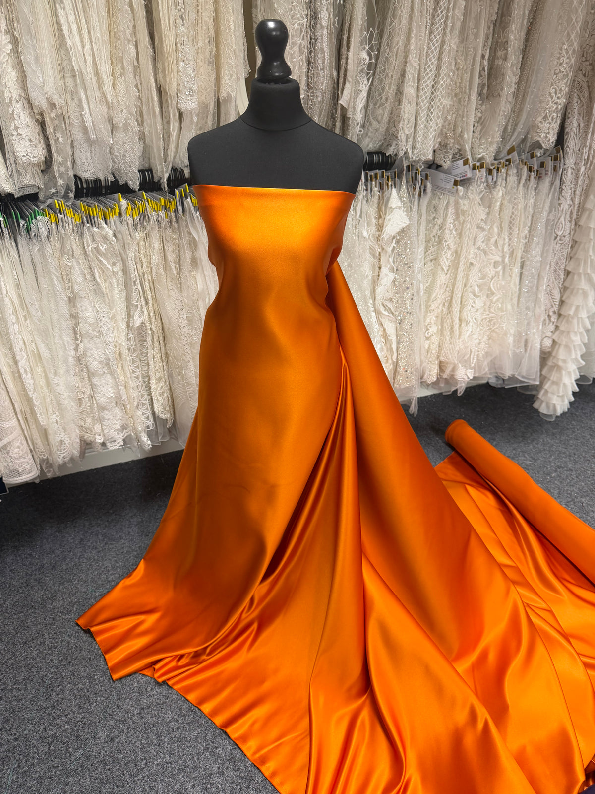 Oranger Polyestersatin - Contessa