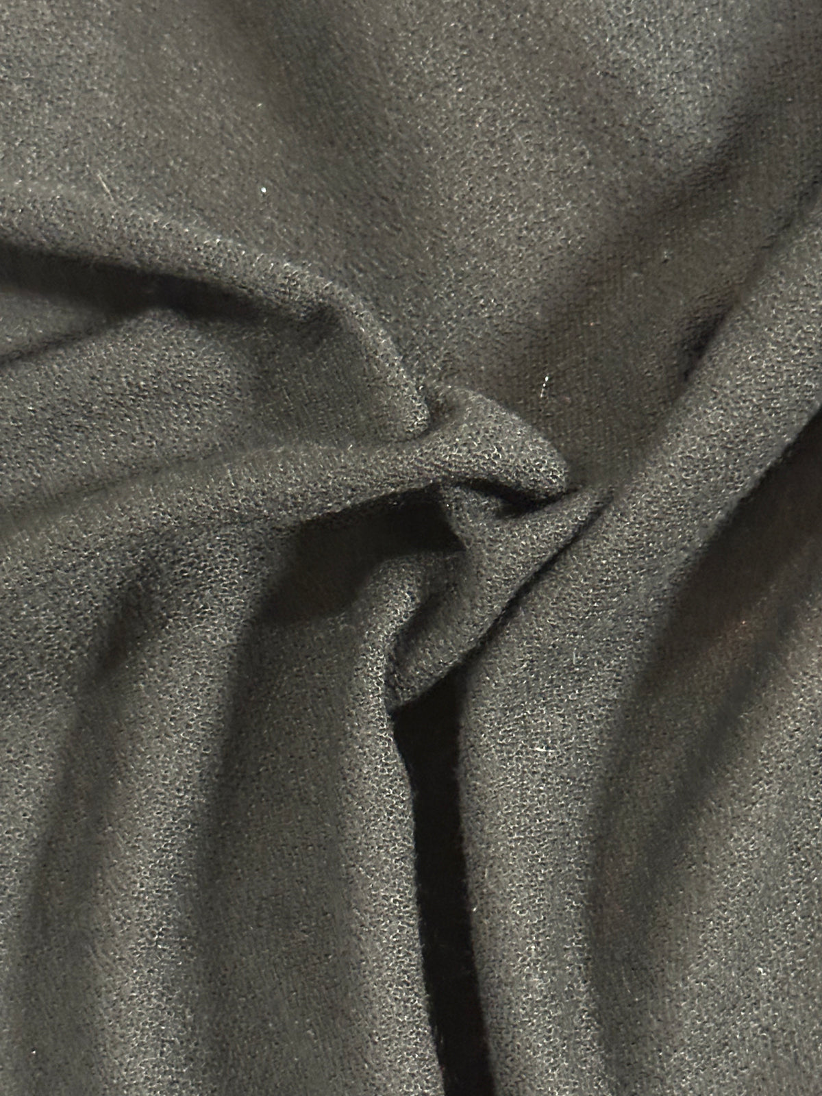 Schwarzer Strickkrepp - Valletta