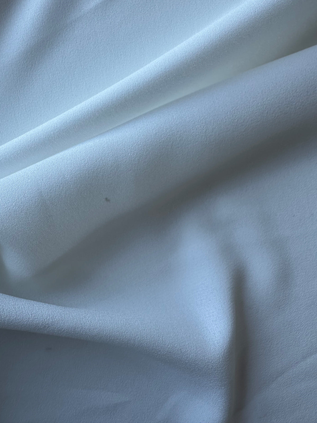 Elfenbeinfarbener Polyester-Georgette - Imagine