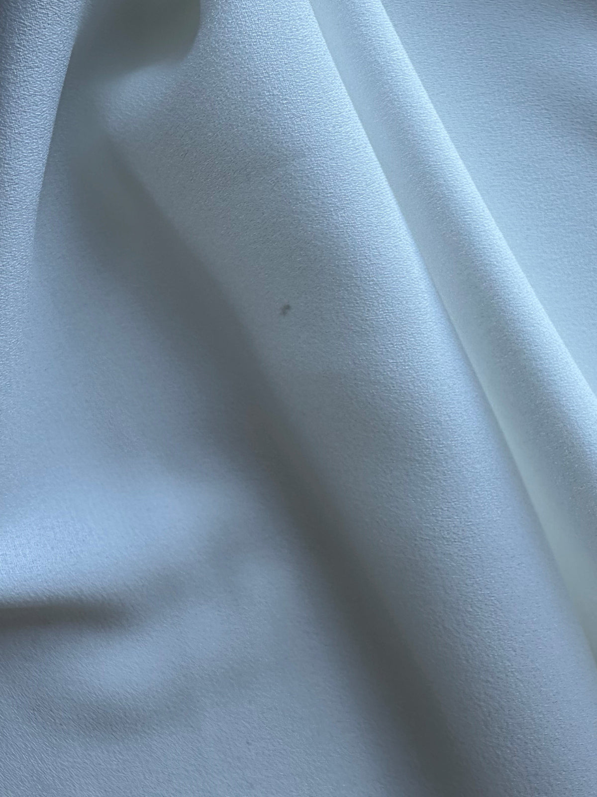 Elfenbeinfarbener Polyester-Georgette - Imagine