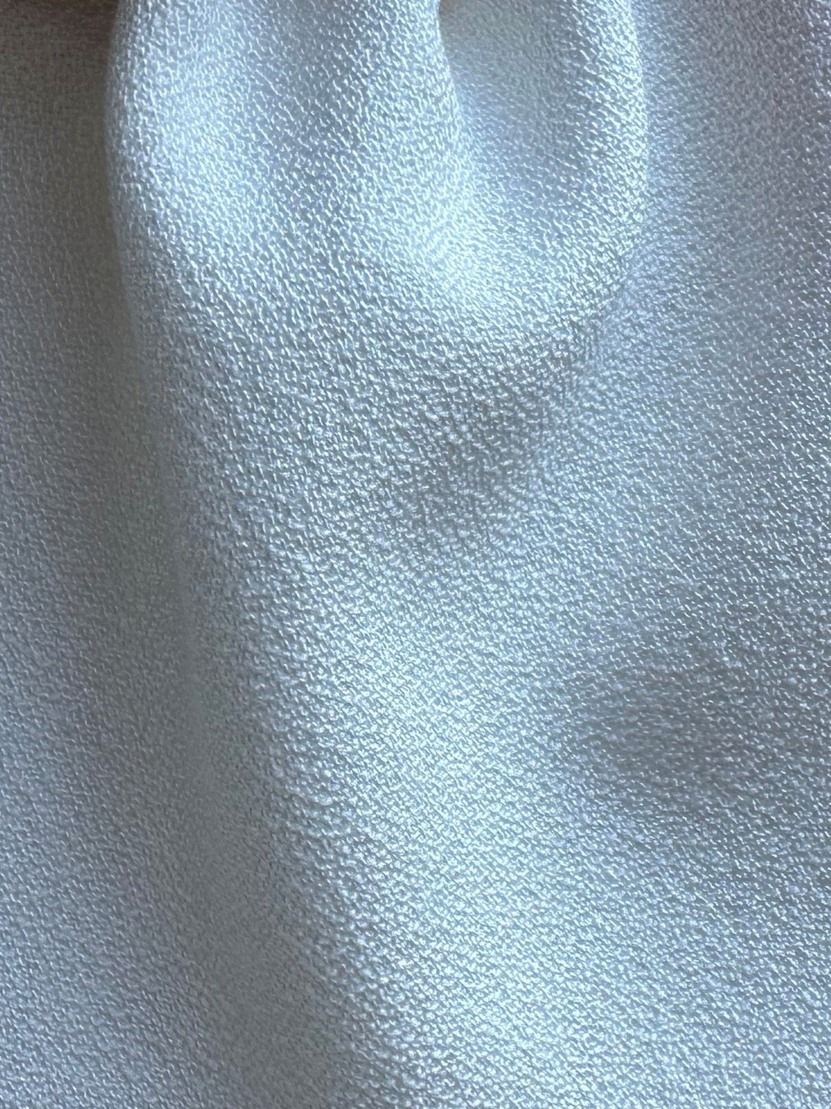 Elfenbeinfarbener Stretch-Crêpe aus Viskosemischung – Rapture (CF)