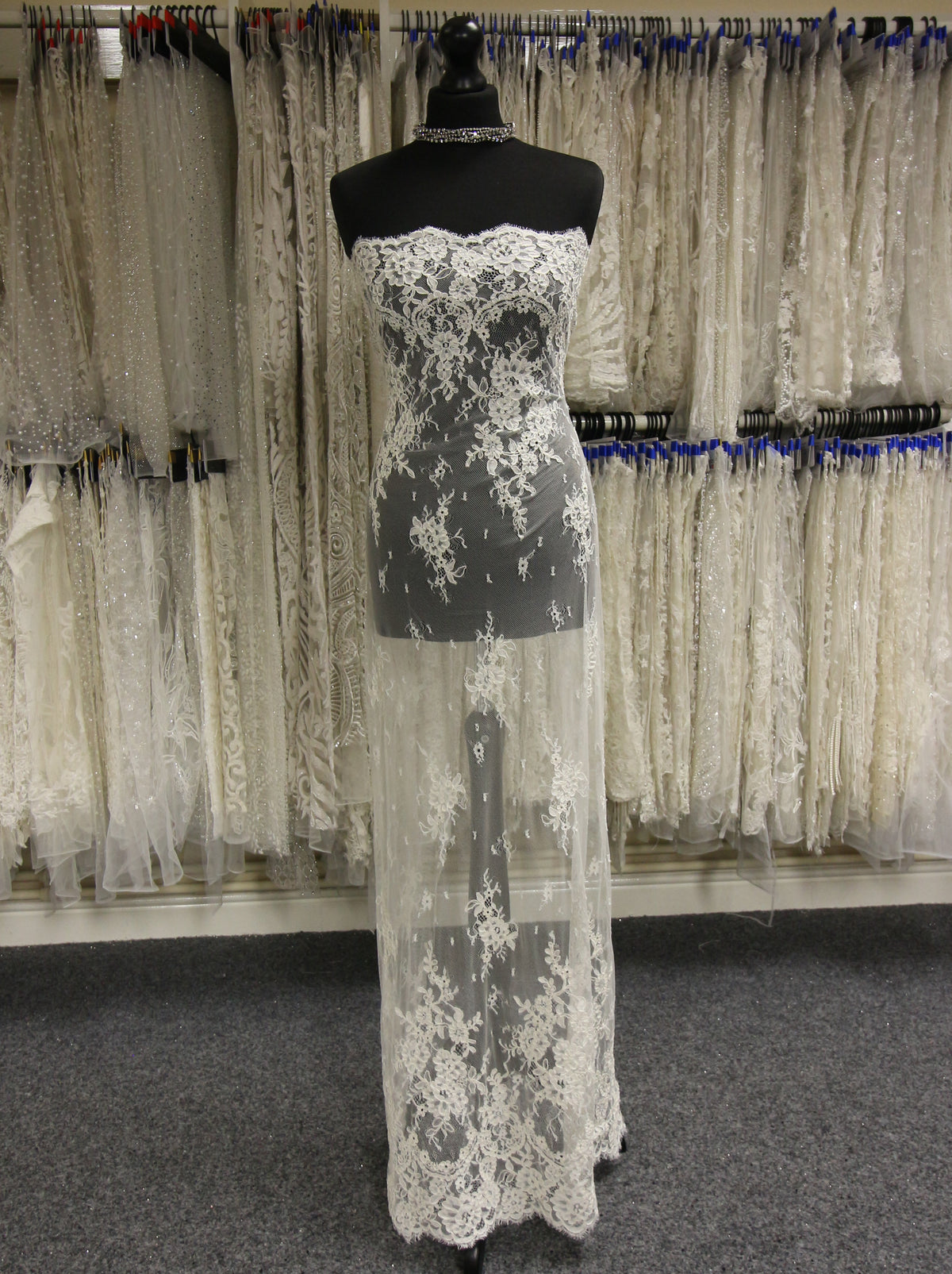 Elfenbeinfarbene Kordelspitze – Eloise