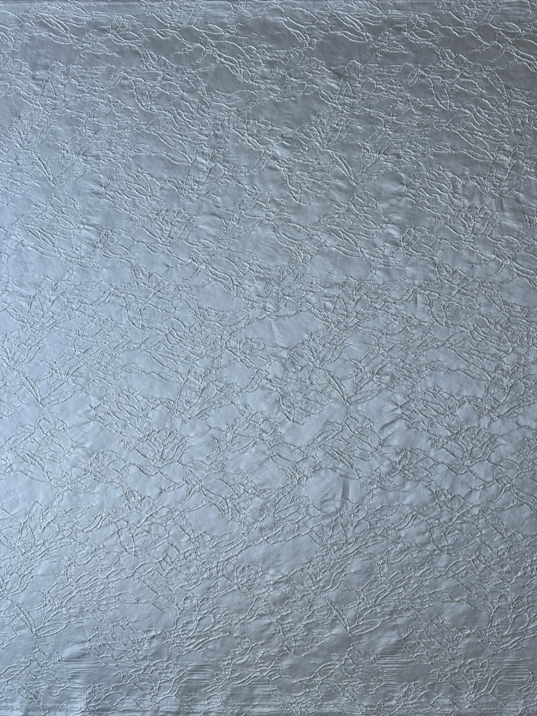 Elfenbeinfarbener Cloqué-Brokat - Minneapolis