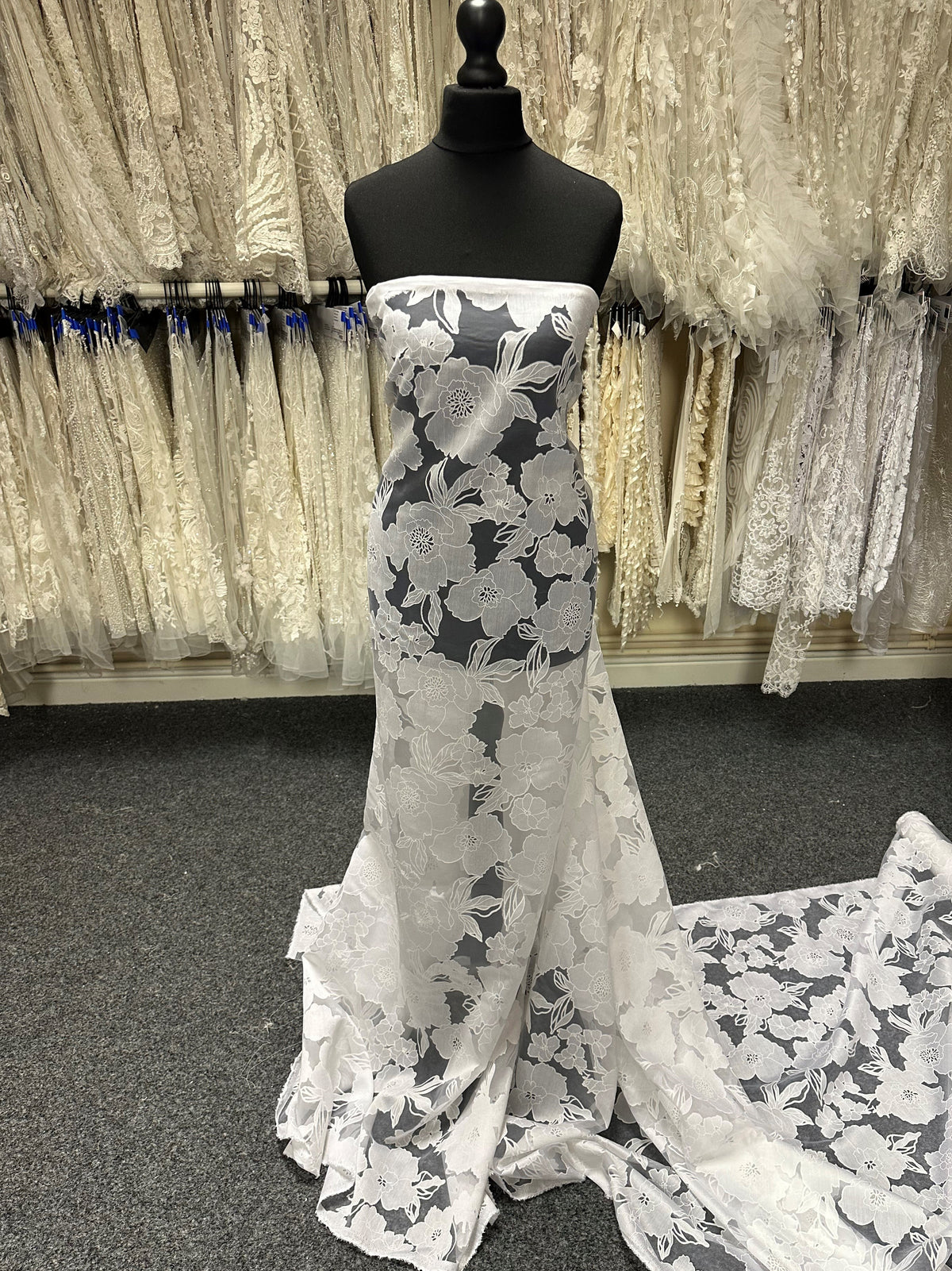 Ivory Bridal Devoré – Pleasure