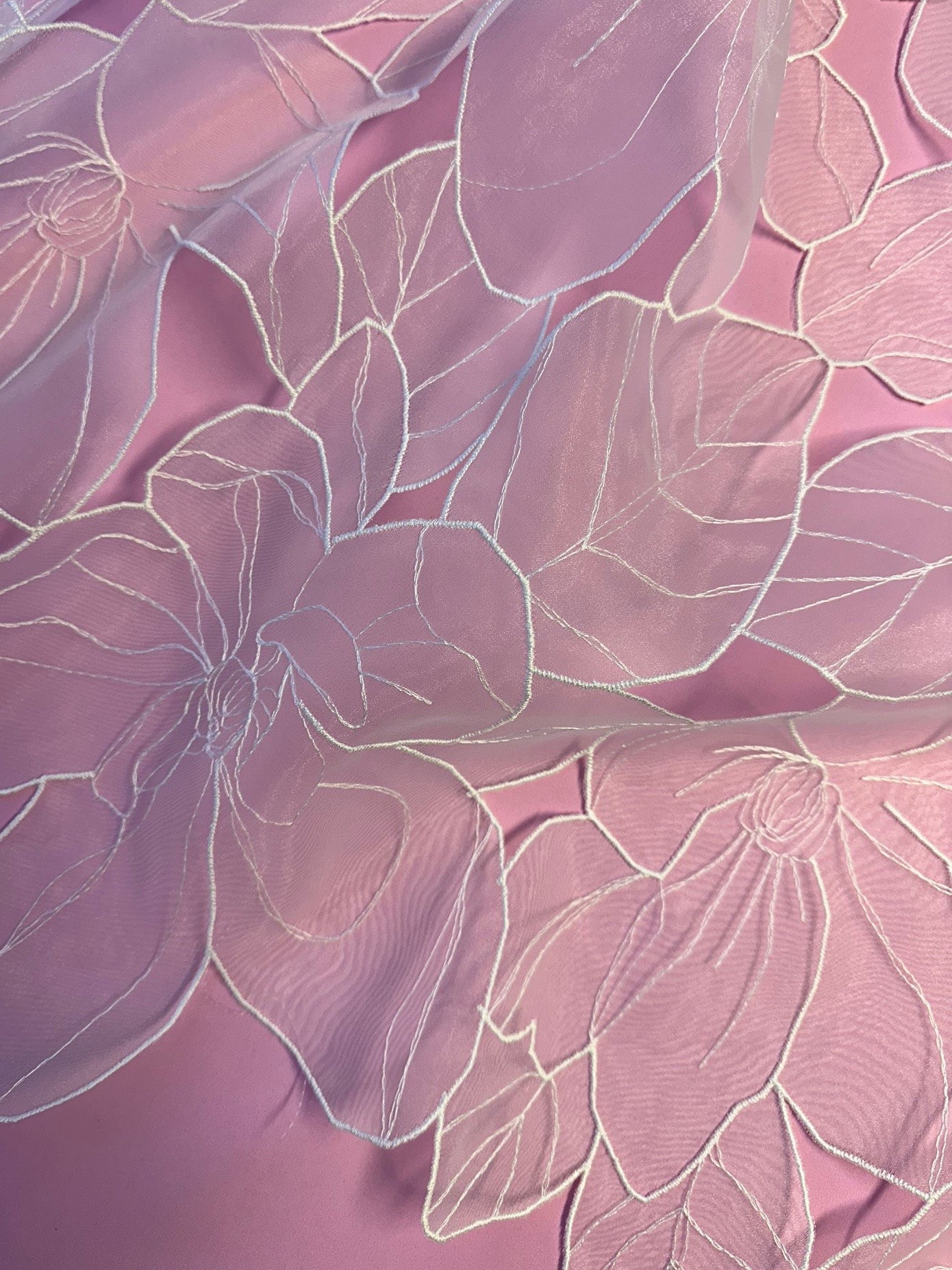 Elfenbeinfarbene Organza-Spitze – Jerza
